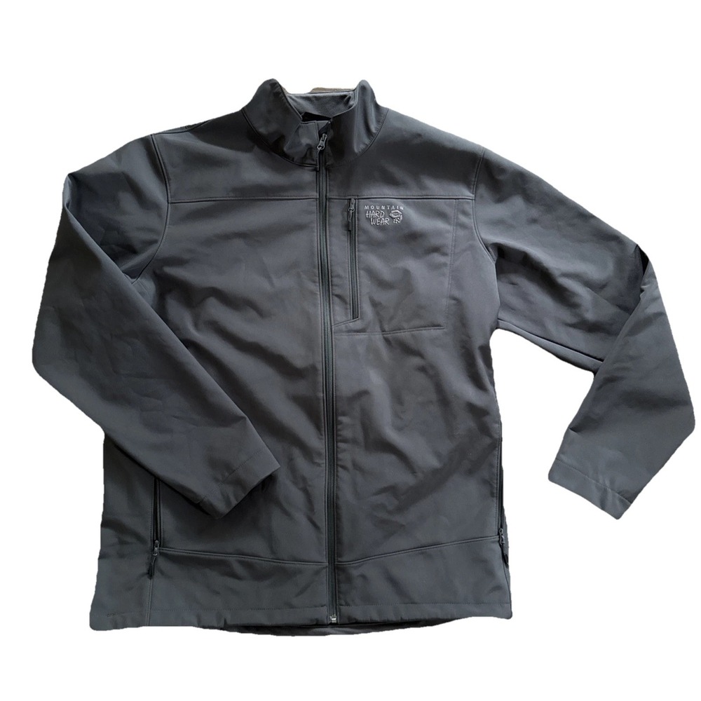 Mountain Hardwear Fairing Jacket Men 2XL Gray AirShield Softshell Windproof